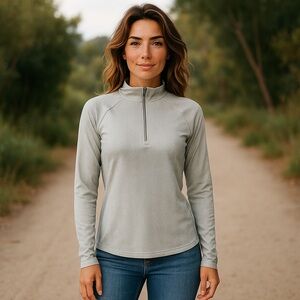 Athleta 1/4 Zip Long Sleeve Top‎ size S